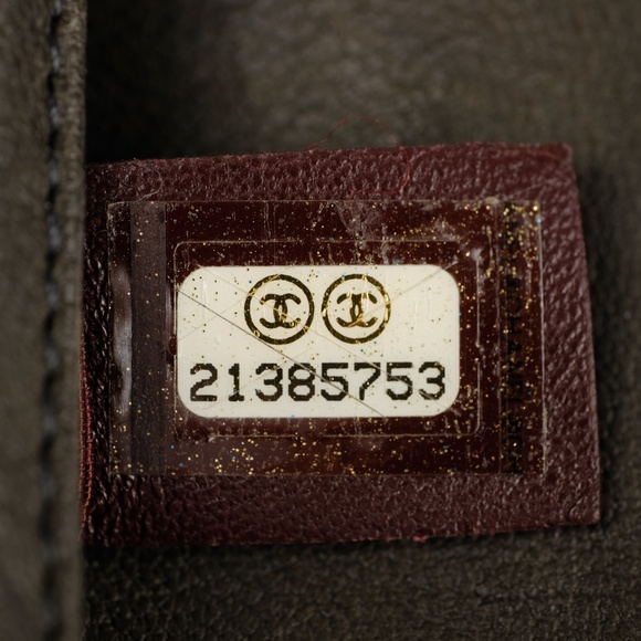 CHANEL Small Boy Bag Quilted Studded Gray Crumpled - Picture 5 of 11